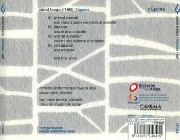 CD Orchestre Philharmonique De Liège: Michel Fourgon | Filigranes