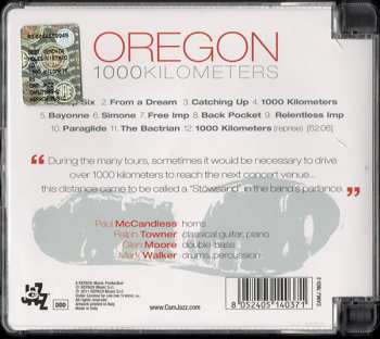 CD Oregon: 1000 Kilometers