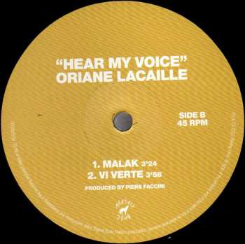 LP Oriane Lacaille: Hear My Voice LTD