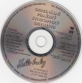 CD Originální Pražský Synkopický Orchestr: Hello Baby (A Patnáct Dalších Písní Z Let 1926-30)