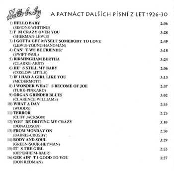 CD Originální Pražský Synkopický Orchestr: Hello Baby (A Patnáct Dalších Písní Z Let 1926-30)
