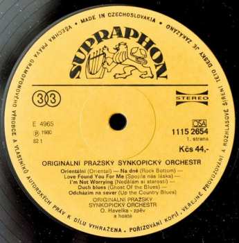 LP Originální Pražský Synkopický Orchestr: Originální Pražský Synkopický Orchestr