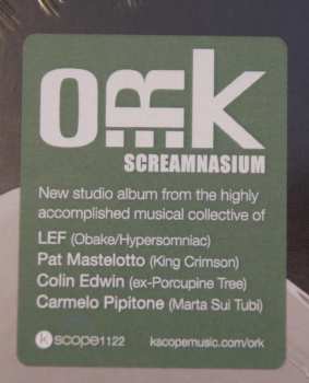 LP O.R.k.: Screamnasium