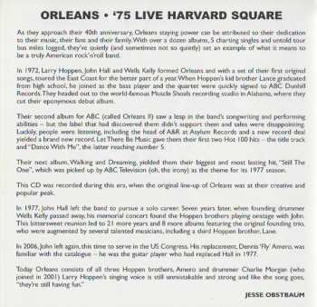 CD Orleans: '75 Live Harvard Square