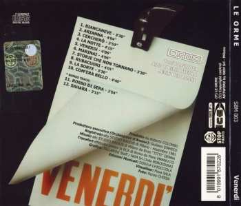 CD Le Orme: Venerdì DIGI