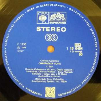 LP Ornette Coleman: Chappaqua Suite