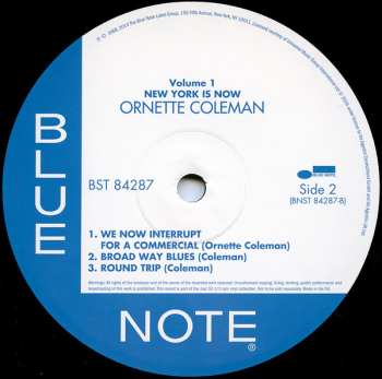 LP Ornette Coleman: New York Is Now!