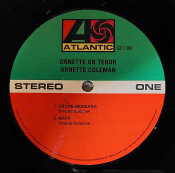 LP Ornette Coleman: Ornette On Tenor