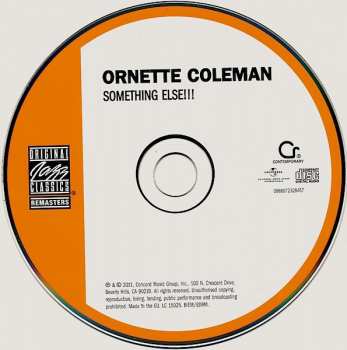 CD Ornette Coleman: Something Else!!!!