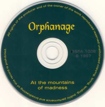 CD Orphanage: At The Mountains Of Madness