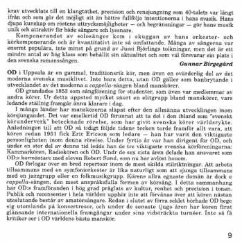 CD Orphei Drängar: OD Sings Alfvén