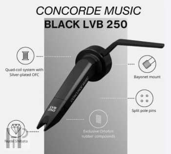 Audiotechnica Ortofon Concorde Music Black Lvb 250