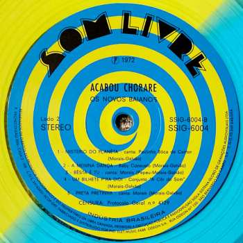 LP Os Novos Baianos: Acabou Chorare CLR | LTD