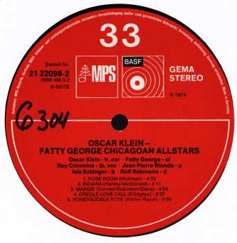 LP Fatty George: Chicagoan All Stars