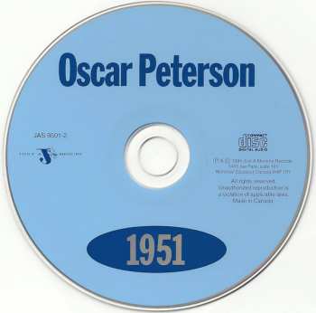 CD Oscar Peterson: 1951