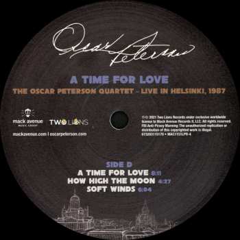 3LP Oscar Peterson: A Time For Love: The Oscar Peterson Quartet - Live In Helsinki, 1987