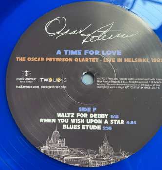 3LP Oscar Peterson: A Time For Love: The Oscar Peterson Quartet - Live In Helsinki, 1987 CLR
