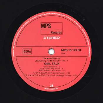6LP/Doos Oscar Peterson: Exclusively For My Friends LTD