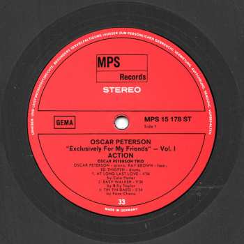6LP/Doos Oscar Peterson: Exclusively For My Friends LTD
