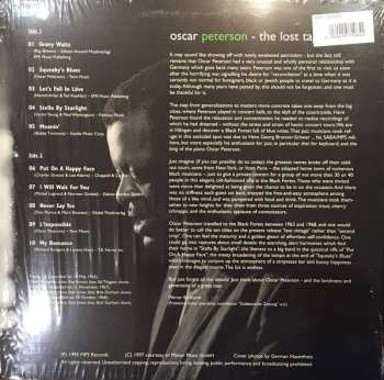 LP Oscar Peterson: The Lost Tapes LTD