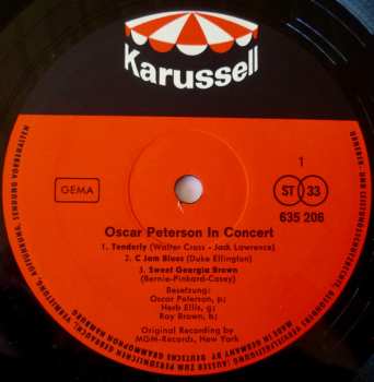 LP Oscar Peterson: In Concert