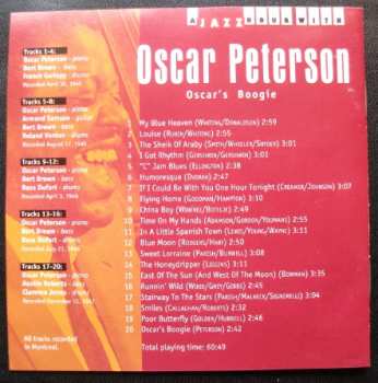 CD Oscar Peterson: Oscar's Boogie