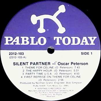 LP Oscar Peterson: The Silent Partner