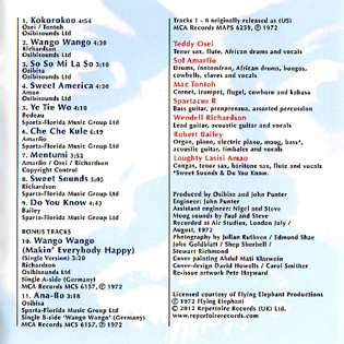 CD Osibisa: Heads