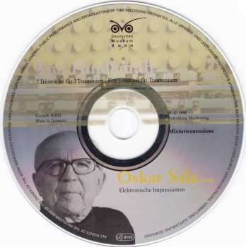 CD Oskar Sala: Elektronische Impressionen