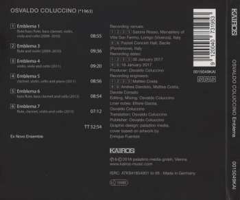 CD Ex Novo Ensemble: Emblema