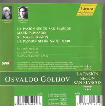 2CD Osvaldo Golijov: La Pasión Según San Marcos (St. Mark Passion)
