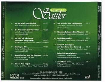 3CD/Doos Oswald Sattler: Meine Berge Dolomiten