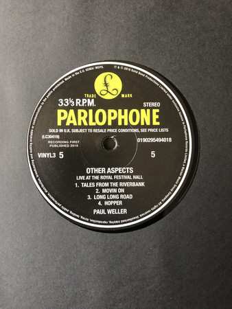 3LP/DVD Paul Weller: Other Aspects (Live At The Royal Festival Hall)