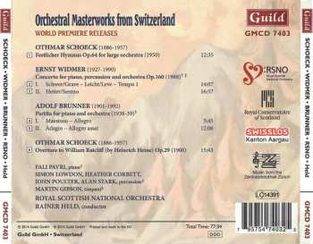 CD Othmar Schoeck: Orchestral Masterworks From Switzerland