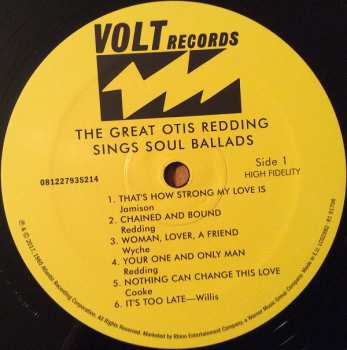 7LP/Doos Otis Redding: The Definitive Studio Album Collection