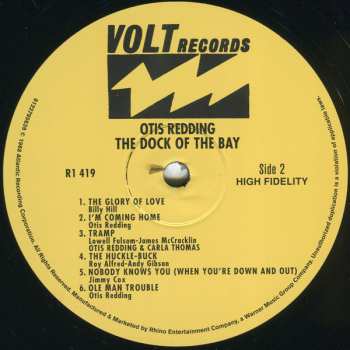 LP Otis Redding: The Dock Of The Bay
