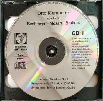 2CD Otto Klemperer: Beethoven / Mozart / Brahms