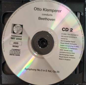 2CD Otto Klemperer: Beethoven / Mozart / Brahms