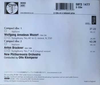 2CD Wolfgang Amadeus Mozart: Symphony No.40 / Symphony No.7
