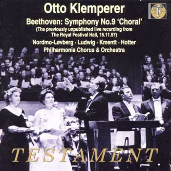 CD Ludwig van Beethoven: Symphony No.9 'Choral' (The Previously Unpublished Live Recording From The Royal Festival Hall, 15.11.57)