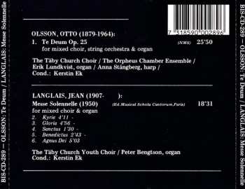 CD Jean Langlais: Te Deum Op. 25 / Messe Solennelle (1950)