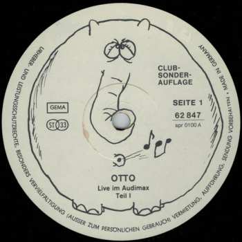LP Otto Waalkes: Live Im Audimax