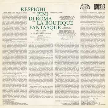 LP The Czech Philharmonic Orchestra: Pini Di Roma / La Boutique Fantasque