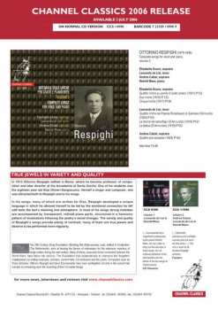 CD Ottorino Respighi: Integrale Delle Liriche Per Canto E Pianoforte - Complete Songs For Voice And Piano Volume 3