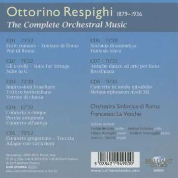 8CD/Doos Ottorino Respighi: The Complete Orchestral Music