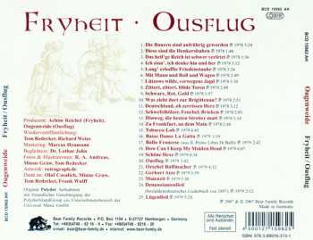 CD Ougenweide: Fryheit / Ousflug