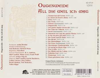 CD Ougenweide: Ougenweide / All Die Weil Ich Mag