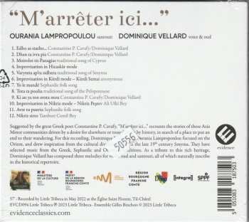 CD Dominique Vellard: M'arrêter Ici...
