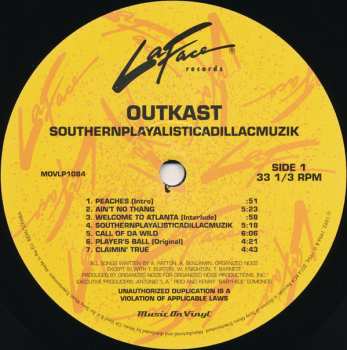 LP OutKast: Southernplayalisticadillacmuzik