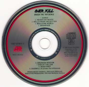 CD Overkill: Under The Influence